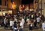 Un venerdì sera estivo in centro a Feltre prima della pandemia