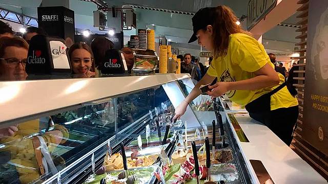 Uno stand alla Mostra internazionale del gelato, evento di punta di Longarone Fiere Uno stand alla Mostra internazionale del gelato, evento di punta di Longarone Fiere
