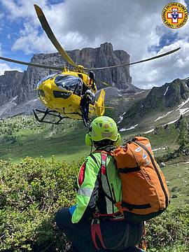 sul sentiero da Passo Giau a Forcella Giau