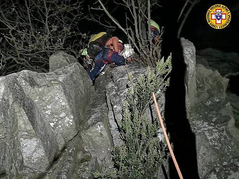 Sulla parete est di Rocca Pendice 1 Sulla parete est di Rocca Pendice 1