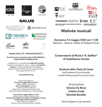 Matinée Musicali - 12 maggio
