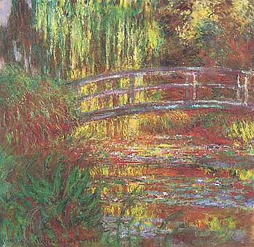 Claude Monet, Lo stagno delle ninfee e il ponte giapponese (particolare), 1900, Boston, Museum of Fine Arts, dono della Fuller Foundation in ricordo del governatore Alvan T. Fuller Claude Monet, Lo stagno delle ninfee e il ponte giapponese (particolare), 1900, Boston, Museum of Fine Arts, dono della Fuller Foundation in ricordo del governatore Alvan T. Fuller