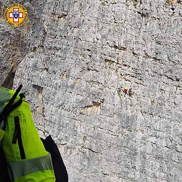 Recuperata alpinista sulla Tofana Recuperata alpinista sulla Tofana