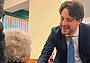 Alberto Stefani in visita alla residenza della Oic Fondazione dal suo profilo Fb