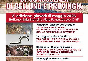 2° CORSO DI CONOSCENZA DI BELLUNO E PROVINCIA