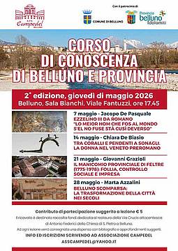 2° CORSO DI CONOSCENZA DI BELLUNO E PROVINCIA