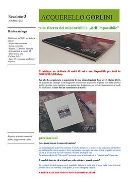 Angelo Gorlini - newsletter 3-Febbraio 2021