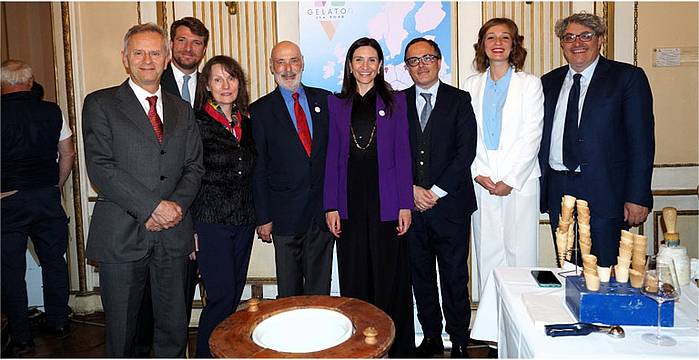 L’incontro a Palazzo Metternich - sede dell’ambasciata d’Italia a Vienna