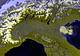 La pianura Padana vista dal satellite