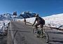 il passaggio della D+ Ultracycling Dolomitica 2015 sul Passo Giau