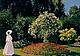 Claude Monet, Donna in giardino. Sainte-Adresse (particolare), 1867 - San Pietroburgo, The State Hermitage Museum