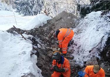 Gsp cambia un chilometro di tubature in Nevegal