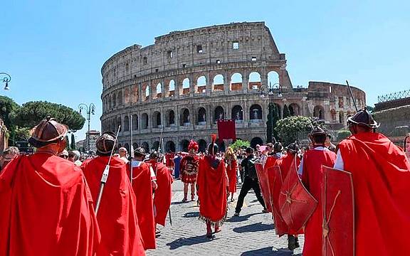 Corteo storico per il Natale di Roma - Ipa