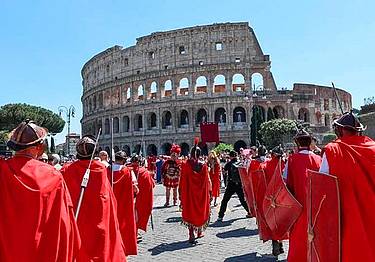 Corteo storico per il Natale di Roma - Ipa