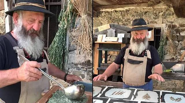 Merino Mattiuzzi al lavoro