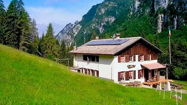 La zona del rifugio Bianchet La zona del rifugio Bianchet