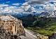 val-di-fassa---panorama-dal-pordoi---sullo-sfondo-la-marmolada