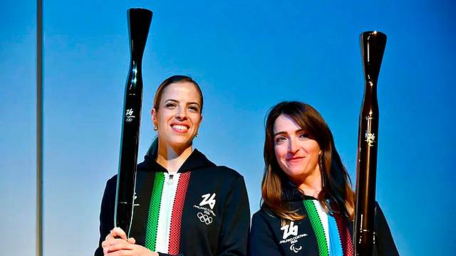 La torcia olimpica e paralimpica di Milano Cortina 2026