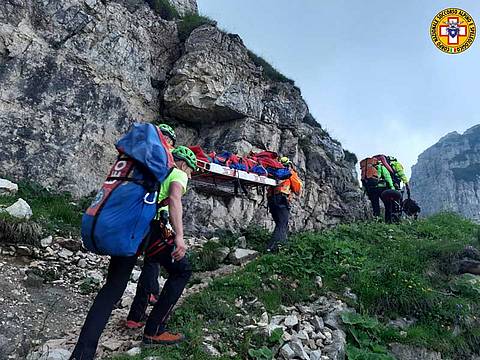 dalla Ferrata delle Cinque Cime verso la Val Camossara