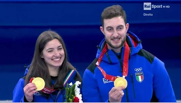 Olimpiadi. Oro! - Constantini e Mosaner