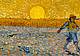 Vincent van Gogh, Auvers, campi di grano con mietitore 