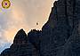 lungo la via normale della Grande delle Tre Cime di Lavaredo