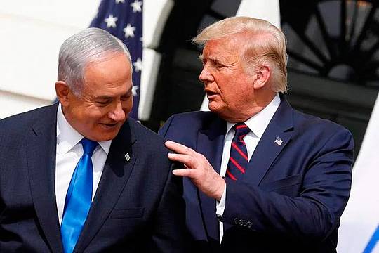 Benjamin Netanyahu e Donald Trumo - (Ipa)