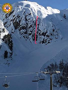 Precipita con lo snowboard in Faloria Precipita con lo snowboard in Faloria