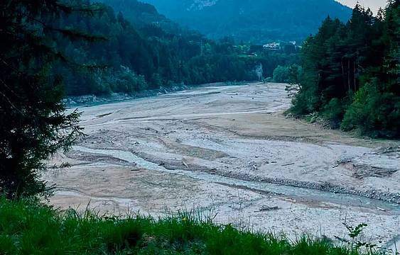 Ciò che resta del Lago del Centro Cadore, Dolomiti bellunesi