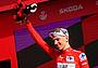 Tadej Pogacar in maglia rossa - Afp Tadej Pogacar in maglia rossa - Afp