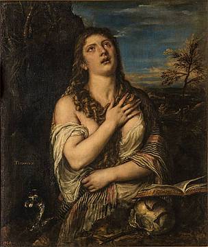 Tiziano - Santa Maddalena Penitente - San Pietroburgo - Hermitage Tiziano - Santa Maddalena Penitente - San Pietroburgo - Hermitage