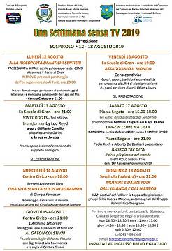 Una settimana senza TV