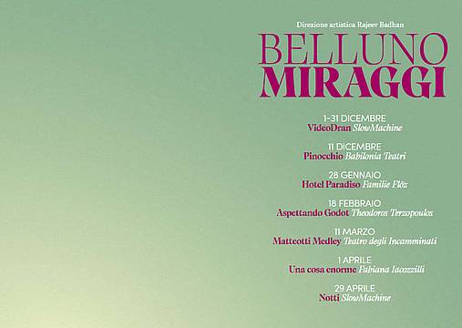 Belluno Miraggi VIII edizione Belluno Miraggi VIII edizione