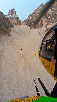 Immagine recupero Falco 1 lungo il Vallon di Staunies Immagine recupero Falco 1 lungo il Vallon di Staunies