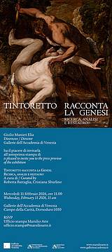 Invito anteprima stampa -Tintoretto racconta la Genesi. Ricerca, analisi e restauro-