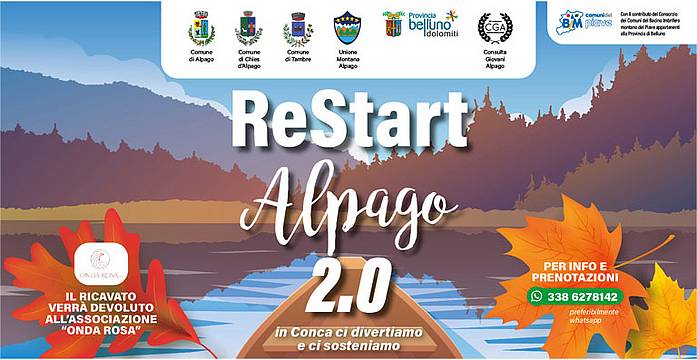 «ReStart Alpago», 5 appuntamenti per stimolare la socialità