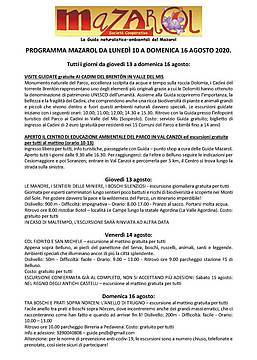 Programma_Guide_Mazarol_13-16_agosto_2020 Programma_Guide_Mazarol_13-16_agosto_2020