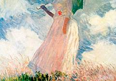 Claude Monet, Donna con parasole. Madame Monet con il figlio (particolare), 1875, Washington DC, National Gallery of Art