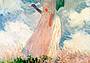 Claude Monet, Donna con parasole. Madame Monet con il figlio (particolare), 1875, Washington DC, National Gallery of Art