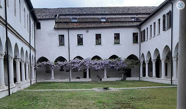 il chiostro gotico del Seminario Gregoriano di Belluno