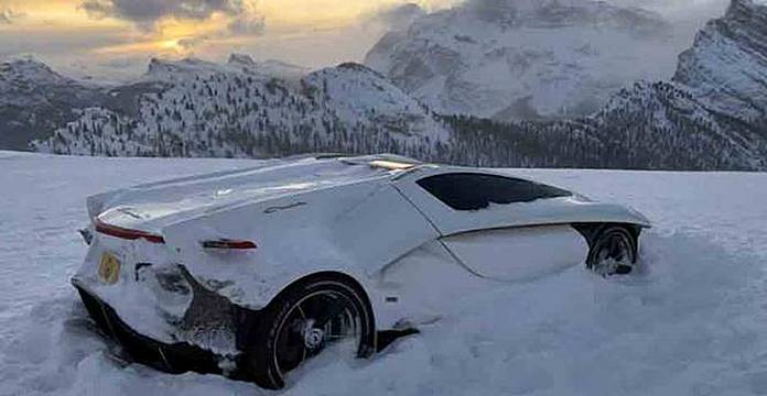 Frangivento sulle Dolomiti
