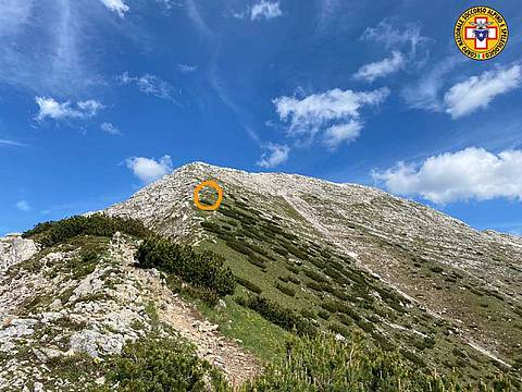 sotto la cima del Portule