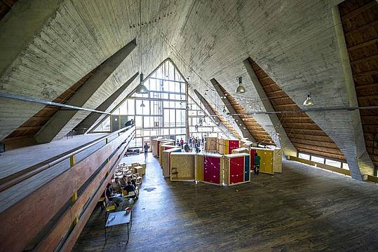 Progettoborca_rigenerazione spazi Colonia ex Villaggio Eni d Borca_Workshop Architettura in Aula Magna_Abitare Condiviso_Foto Mattia Rizzi Progettoborca_rigenerazione spazi Colonia ex Villaggio Eni d Borca_Workshop Architettura in Aula Magna_Abitare Condiviso_Foto Mattia Rizzi