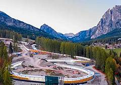 La pista da bob di Cortina