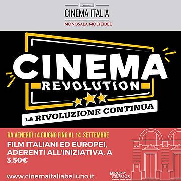 Cinema Italia Belluno - Torna "Cinema Revolution"