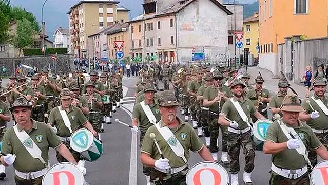 La fanfara della Brigata Cadore