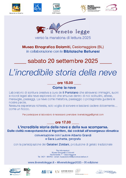 locandina 20.09 Museo Etnografico - L'incredibile storia della neve