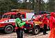 Una squadra del Soccorso alpino di Auronzo
