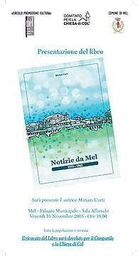 Libro Notizie da Mel 1919 - 1963