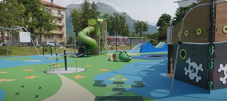 Belluno - il parco "Isola che non c'è"